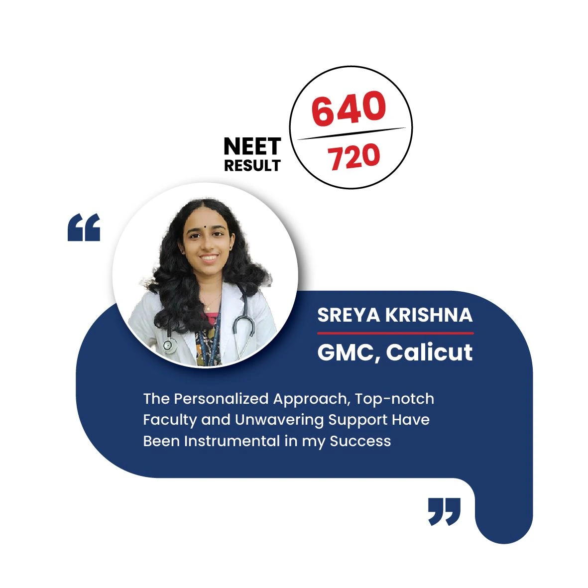 NEET Topper from Leading Entrance Coaching Centre in Kerala